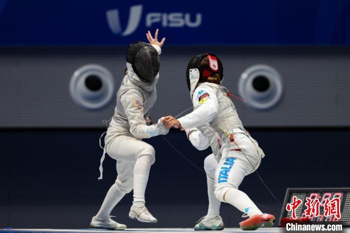 成都大运会击剑项目中国队斩获3金1银2铜